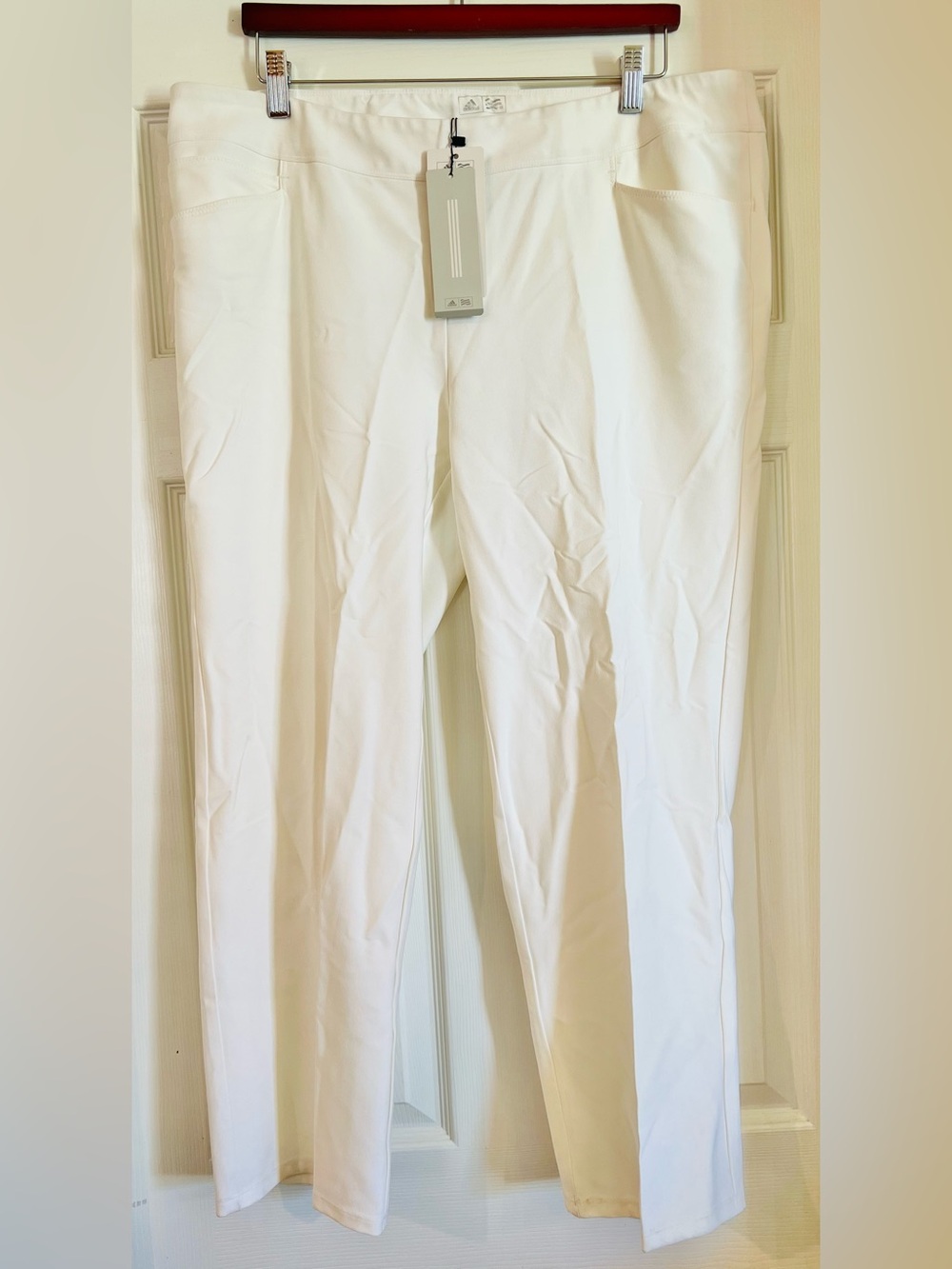 adidas Golf Women's White XL Stretch Pants B82749 NWT
